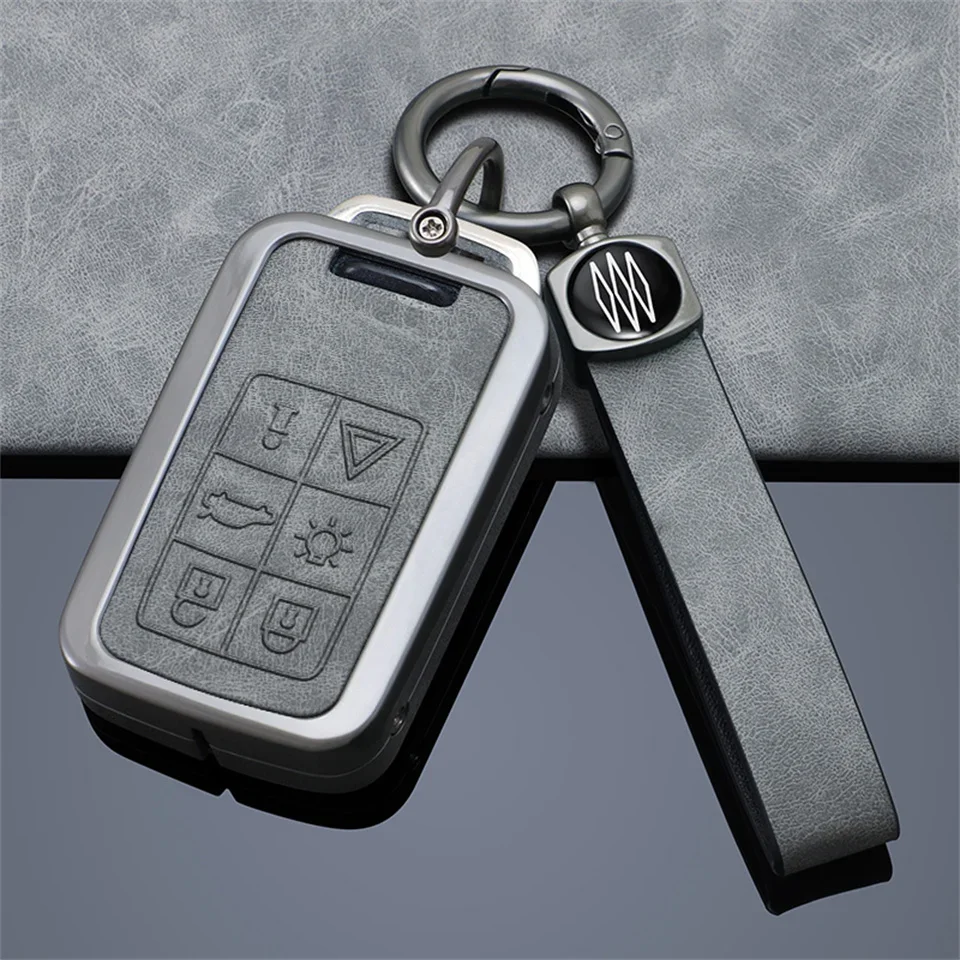 Car Key Remote Cover Full Case For Volvo S60 S80 V60 XC60 XC70 S60L V40 XC90 Auto Keychain Protection Accessories Ring