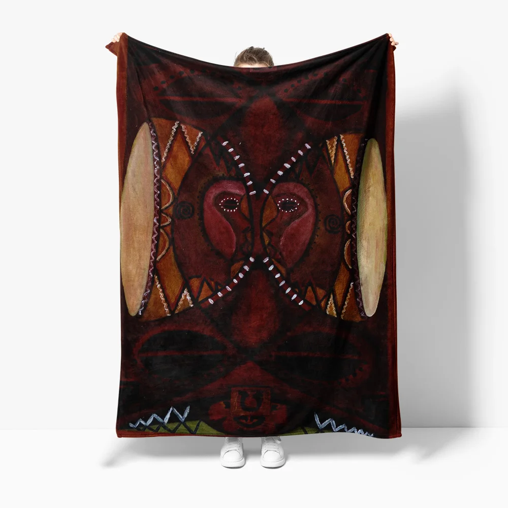 

Tribal Aboriginal Dreamcatcher Blanket Native Australian Throw Cushion Bedding Decor Gift