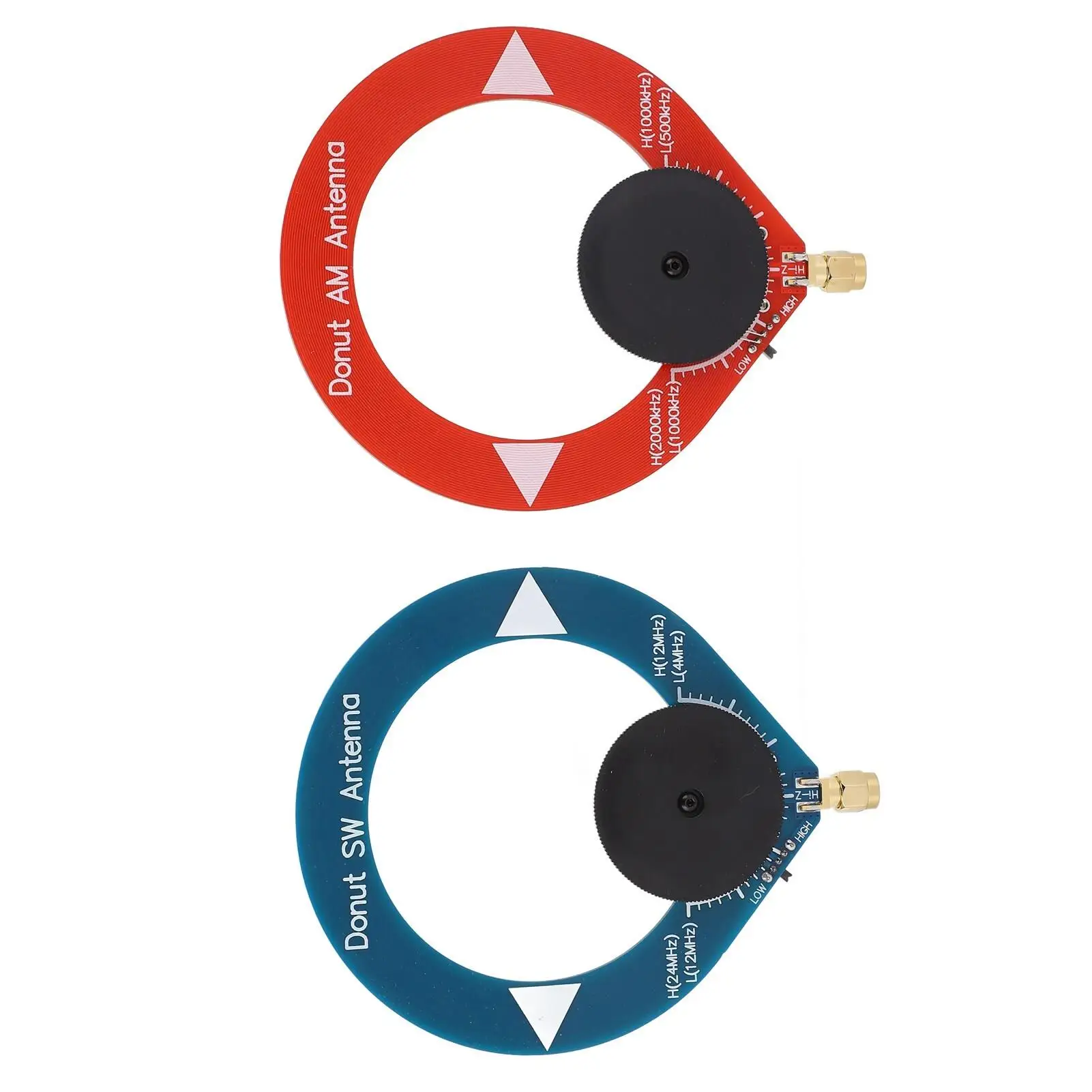 Mini antena portátil de bucle: antena de donut PCB SW antiinterferencias fácil para entusiastas de la radio de onda corta