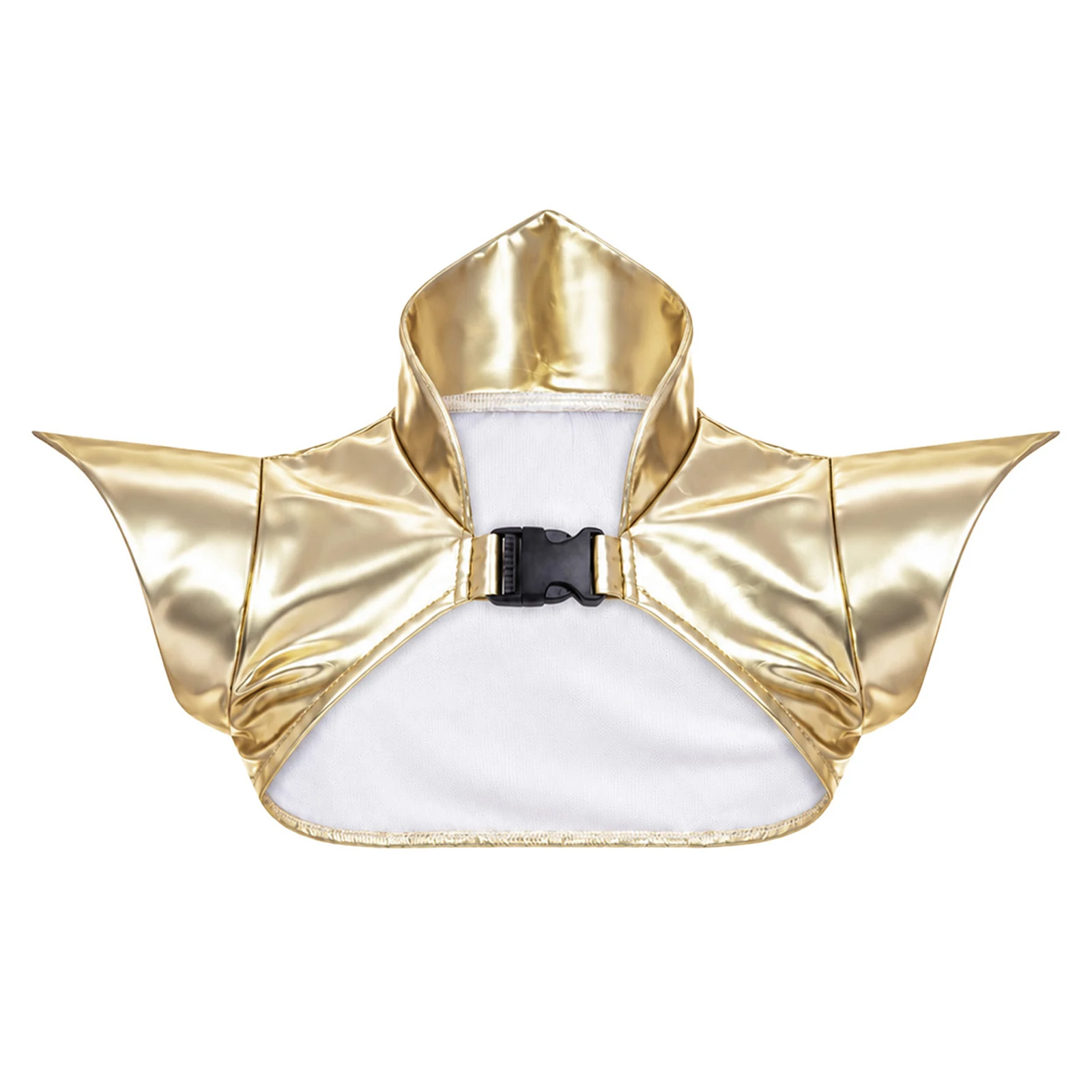 Gothic-Schulterepaulette mit Kragen für Mädchen, Pauldron-Rüstung, metallische Tanzrüstung, Steampunk-Überwurf für Halloween-Bühnenauftritte – Detail 4