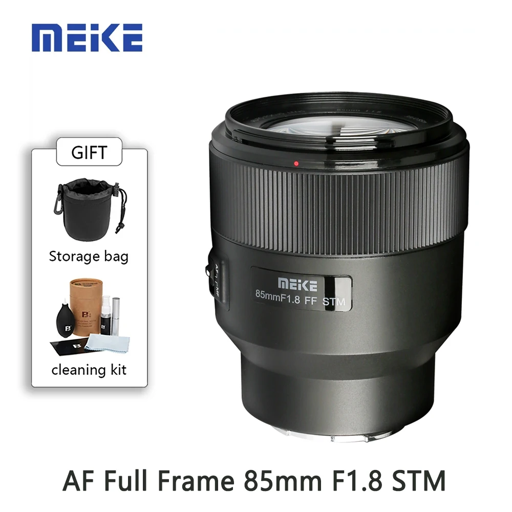 

Meike 85mm F1.8 Auto Focus Medium Telephoto STM Full Frame Portrait Lens for Nikon Z Fujifilm X Sony E Canon Mount Cameras