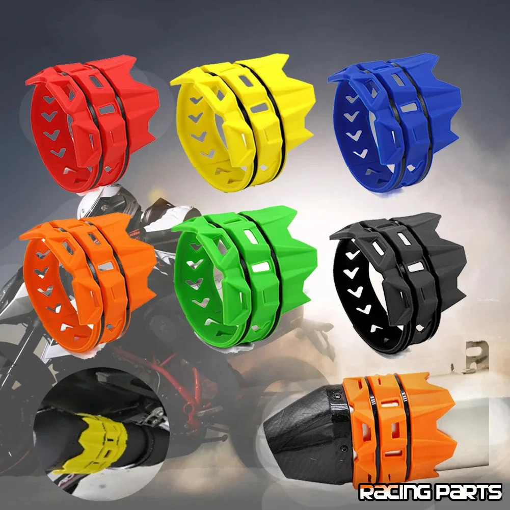 Universal Motorcycle Exhaust Protection Cover, Muffler Protector Guard for KTM SX EXC Motocross Dirt Pit Bike
