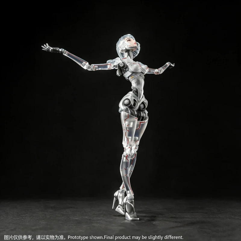 Figura de Ação Android de Ficção Científica 1/12, Agente AI Femella C1, Modelo com Articulações Móveis, Brinquedo Colecionável GK, Ornamento de Mesa, Presente de Anime