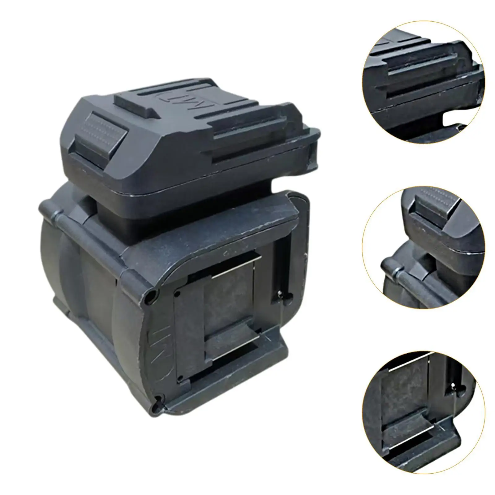 1 for 2 Professional for Tools Convert Stable Replacement Convertor for Heater Fans Work Light Cordless Tools Screwdriver