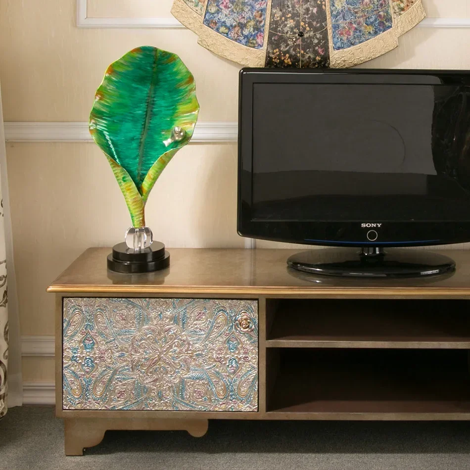 

TV Cabinet Neoclassical Furniture 1.8 M Floor Cabinet TV Cabinet and Tea Table Combination