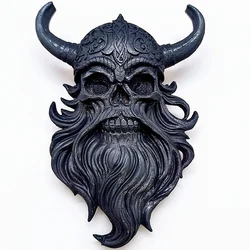 Cow Head Skull Silicone Mold Halloween Decoration Gypsum Craft Resin Making Tool DIY Soap Ice Baking Mold Party Gift
