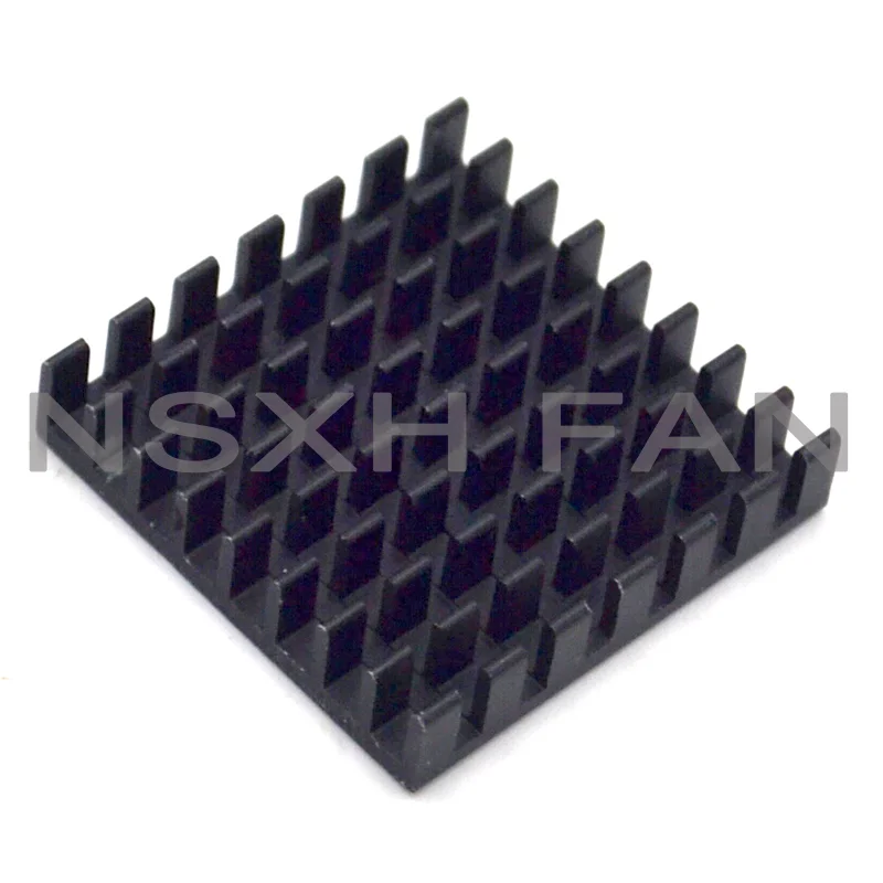 5Pcs Heat Sink 28*28*6MM (Black Broken Groove) High-quality Radiator