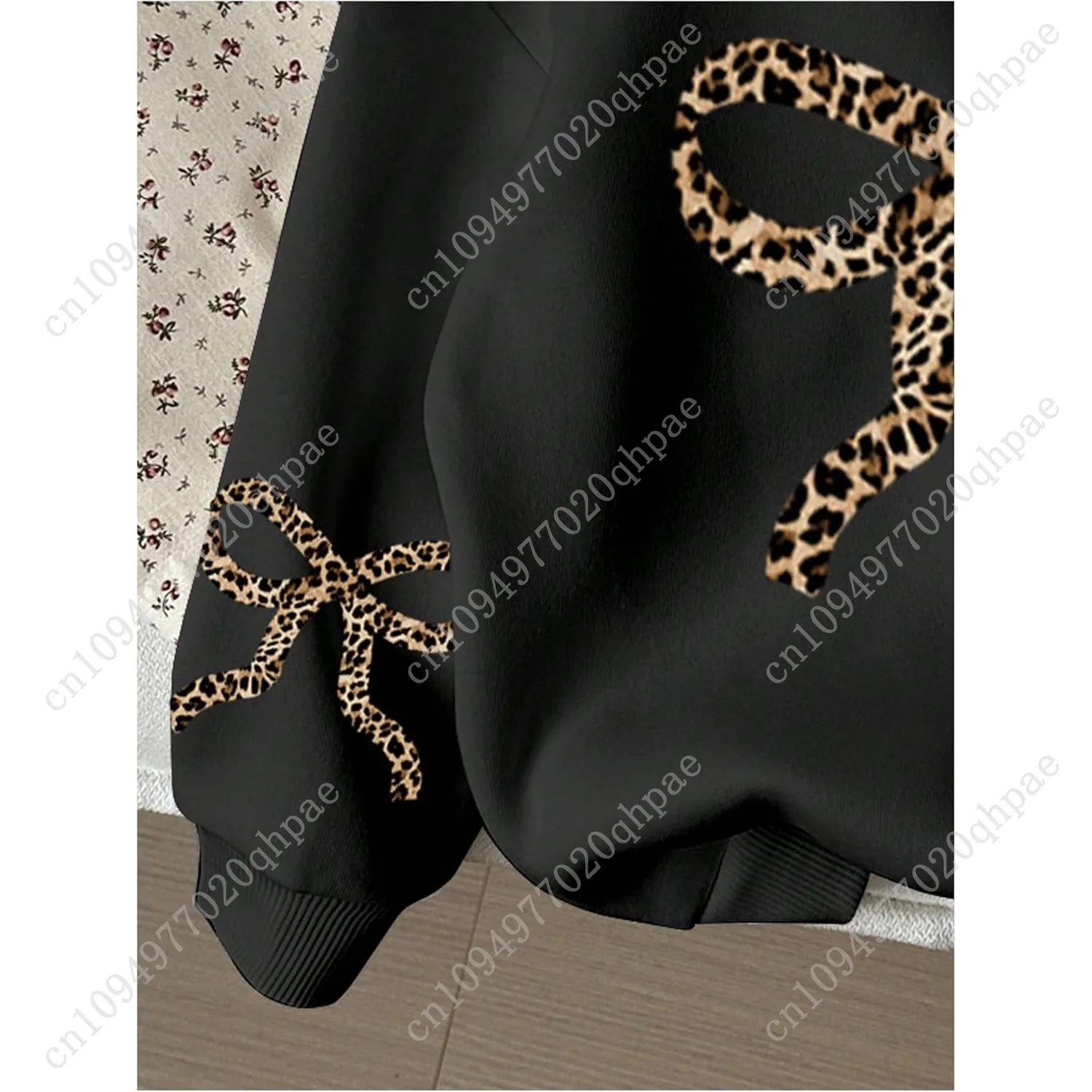 Рисунок 4 - Толстовки с леопардовым принтом и бантом для девочек