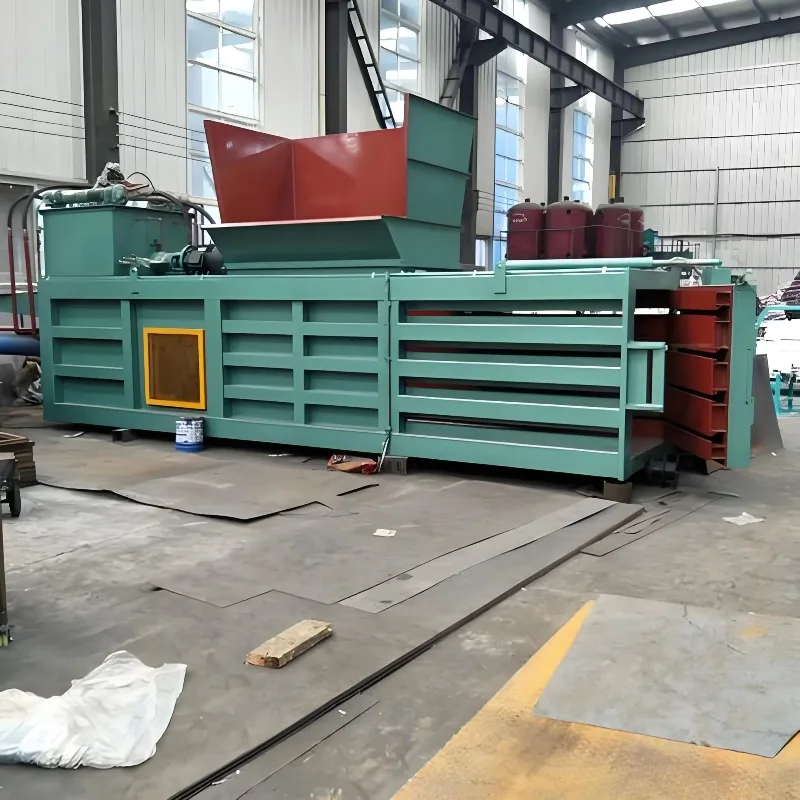 Simple Modular Assembly Fully Automatic Horizontal Baler Easy Transport For Independent Waste Recycling Processing Equipment