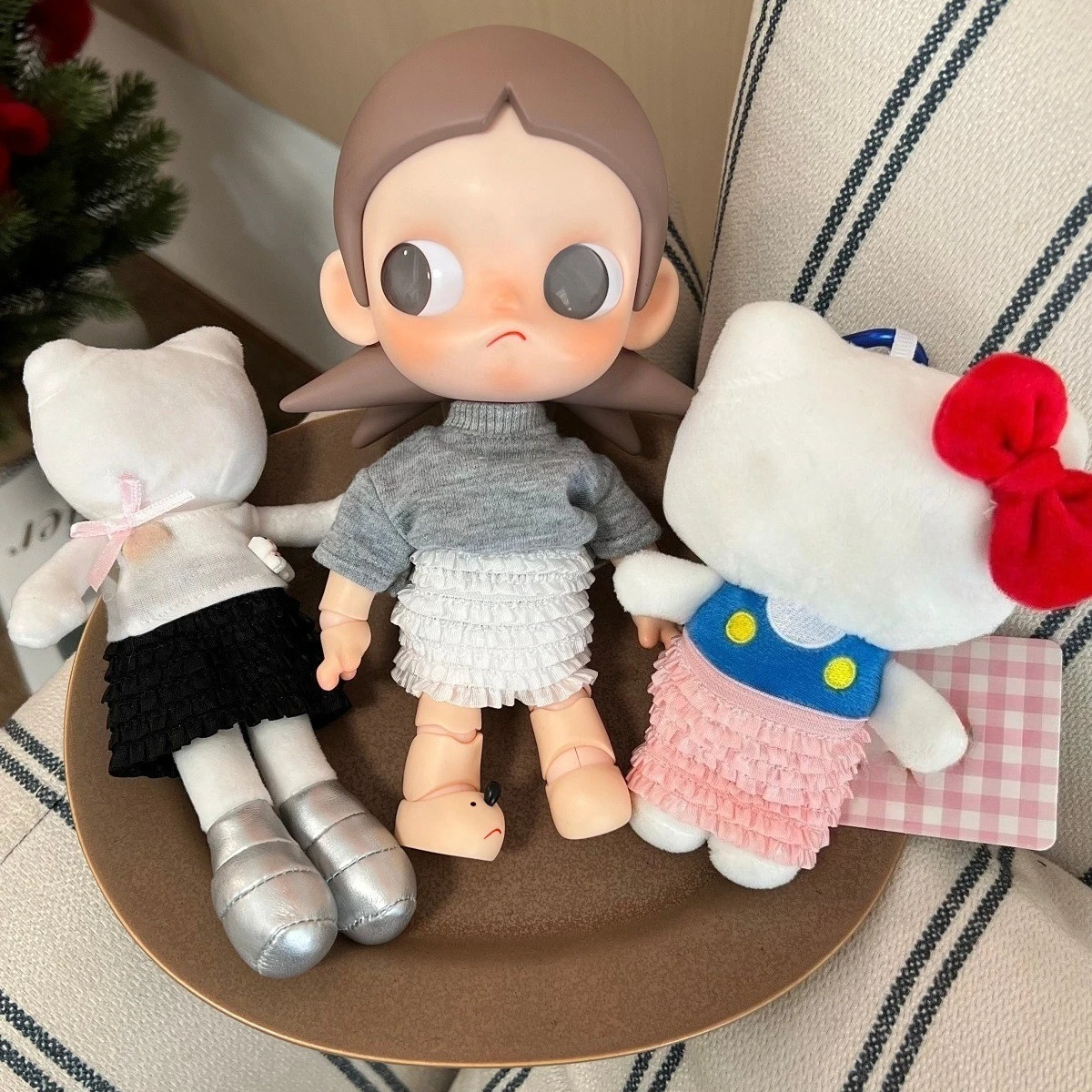 Sweet Summer Doll Clothes Lace Trim Pleated Skirt Fit Zsiga Cotton Doll Mini Doll Dress Up Outfit Photography Accessories view 2