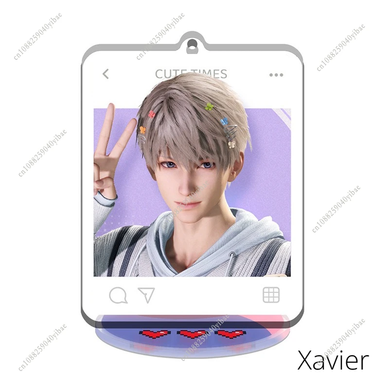 Love and Deepspace 9CM Personaggio Standees Sylus Xavier Zayne Rafayel Caleb Board Stand Anime Cospaly Cartoon Decorazione del desktop