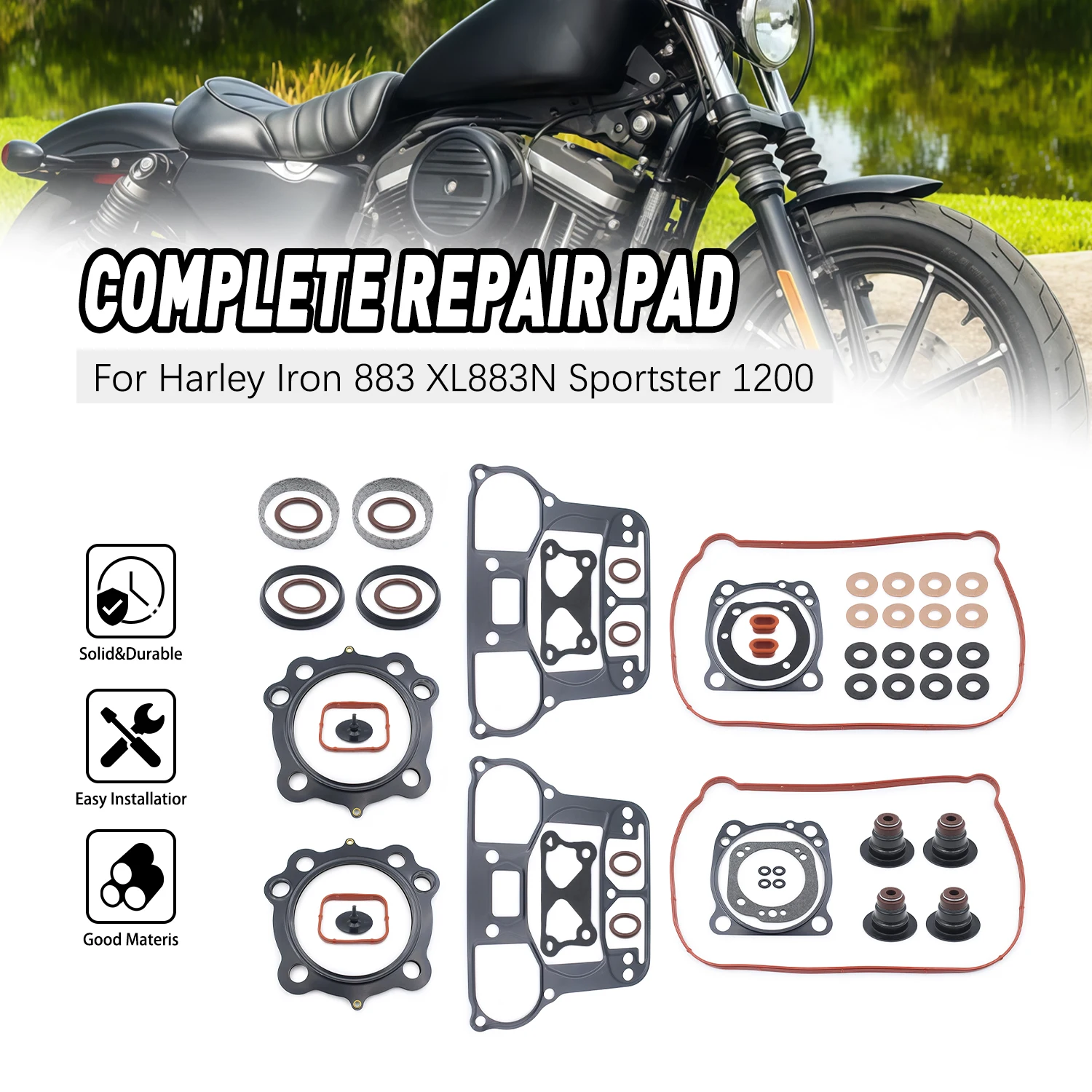 

Комплект прокладок для крышки первичного сцепления двигателя мотоцикла Harley-Davidson Sportster 1200 XL 50 883 Roadster XLR Special XLXS