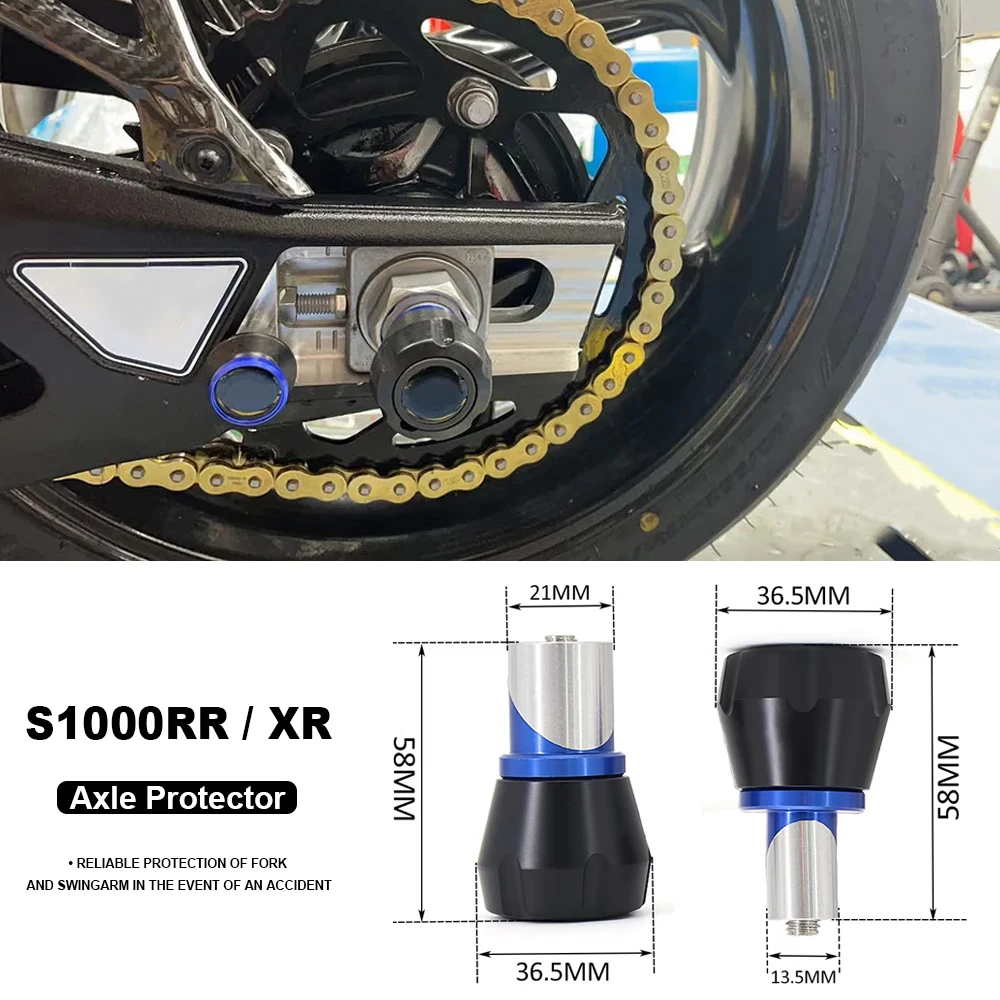 

S 1000 XR RR New Motorcycle Accessories Axle Sliders Crash Protector Falling Protector 2020 2021 2022 For BMW S1000RR S1000XR