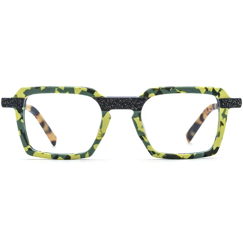 

Acetate Frame Eye Glasses for Man Square Women Sunglasses Woman Color Block New Prescription Eyeglasses for Men