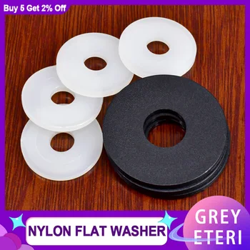 M2-M24 검정색 또는 흰색 나일론 플랫 와셔 고무 스페이서 플라스틱 와셔 절연 나사 볼트 용 방수 씰링 하드 가스켓