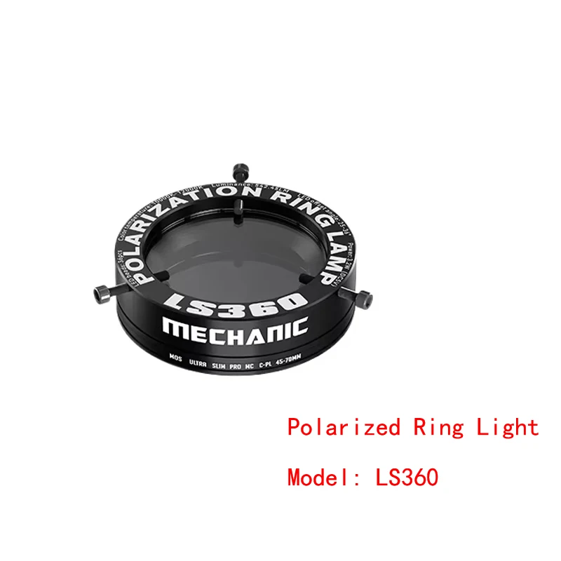 Lâmpada de fonte de luz de anel de microscópio mecânico ls720 +/se/ls360 elimina reflexão, para reparo de soldagem de microscópio estéreo