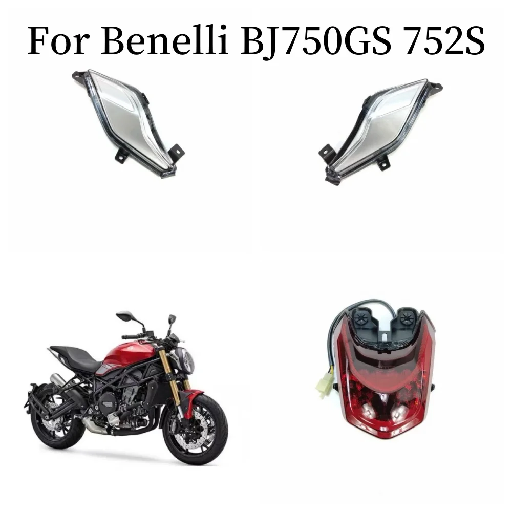 Enquêter Arrière de Moto pour Benelli Bjexecute GS 752 S 752 S, Phare de Freinage, Feux de Garniture en Iodine Droit