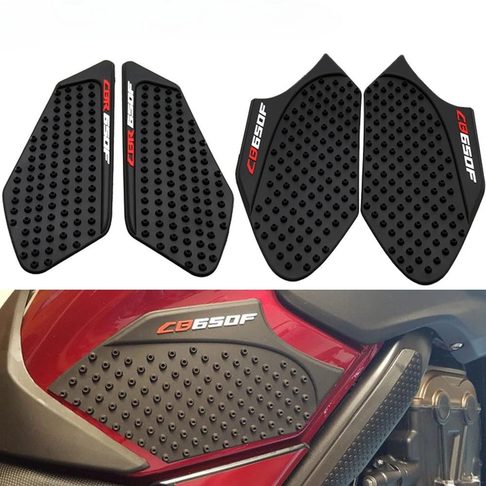 Accesorios de motocicleta para CB650F CBR650F CB R 650 F 2014-2017 tanque de combustible lateral rodilla protección antideslizante pegatina de goma modificada
