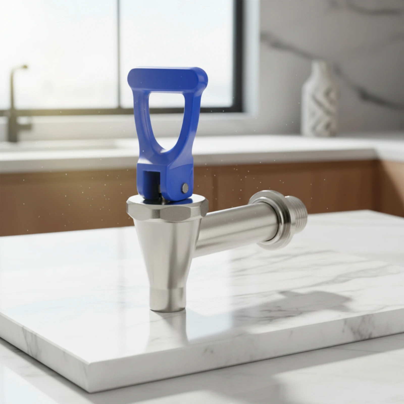 Dispenser Faucet Threaded Dispensing Tap Faucet with Lever Handle Minimalist Hardware Quick Installation — купить у AliExpress WW