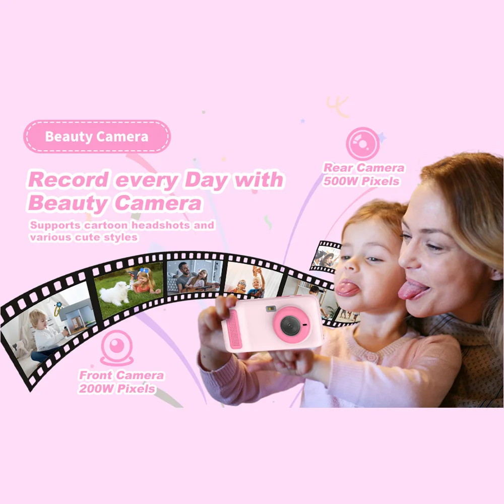 Velec Kids Smart AI Learning Camera Educational Toys with Photo Recognition Knowledge Encyclopedia For Age 3-12 Brithday Gifts