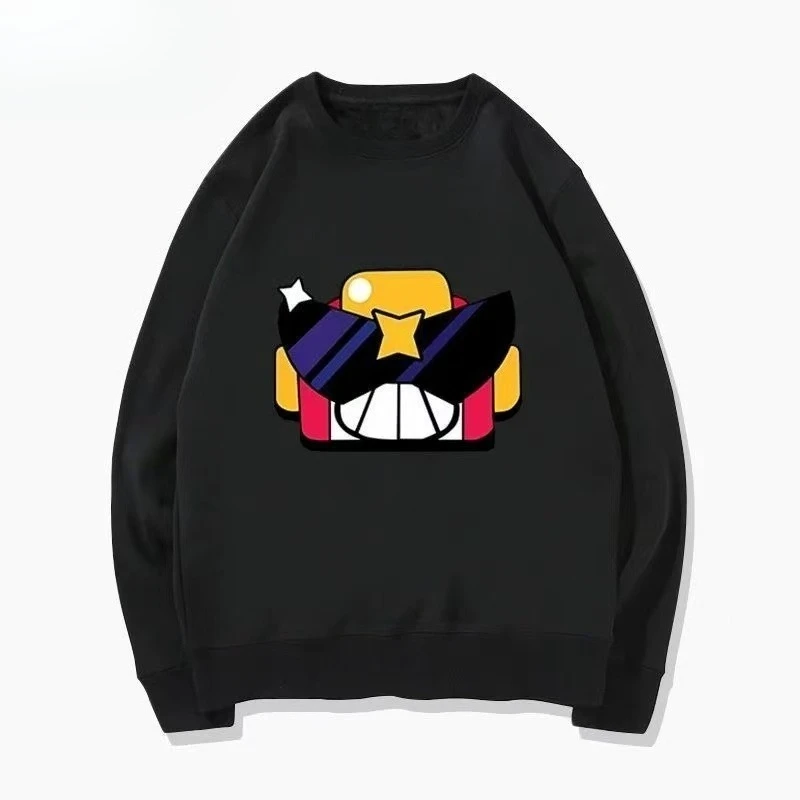 سترة بقلنسوة جديدة لخريف وشتاء 2025 مطبوعة برسوم كارتونية وهي ملابس شارع فضفاضة وغير رسمية لكل من الرجال والنساء #1