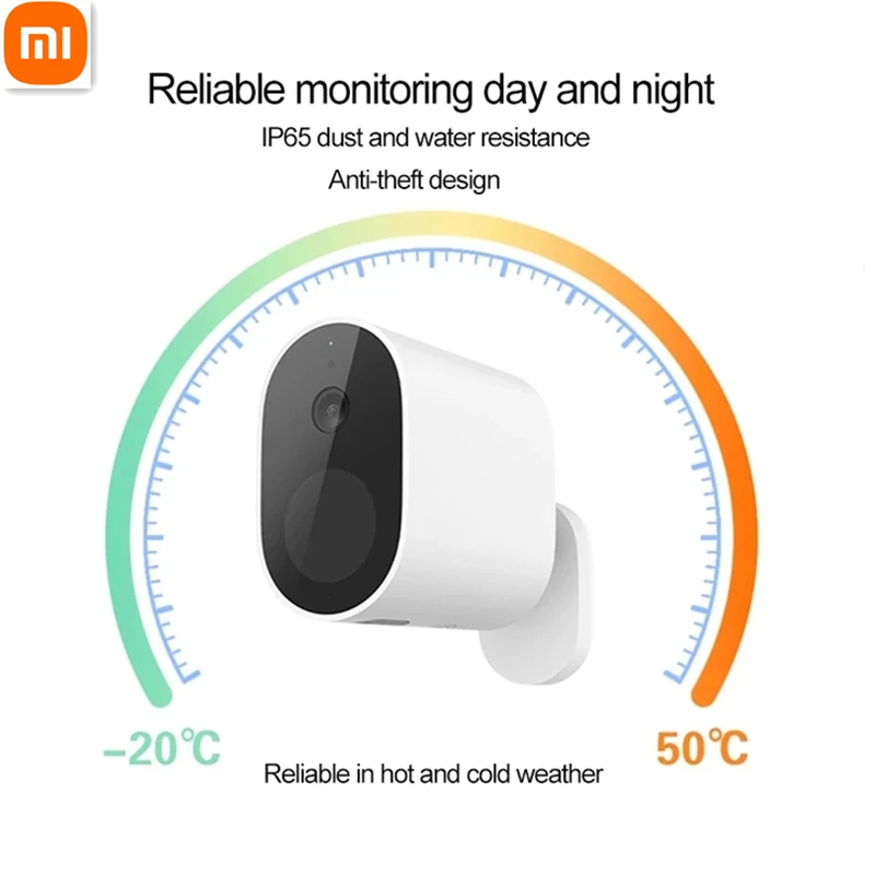 

95% New Xiaomi Wireless Outdoor Waterproof Videcam Surveillance IP Camera 1080p Smart Home Security Cam Waterproof Night Vision