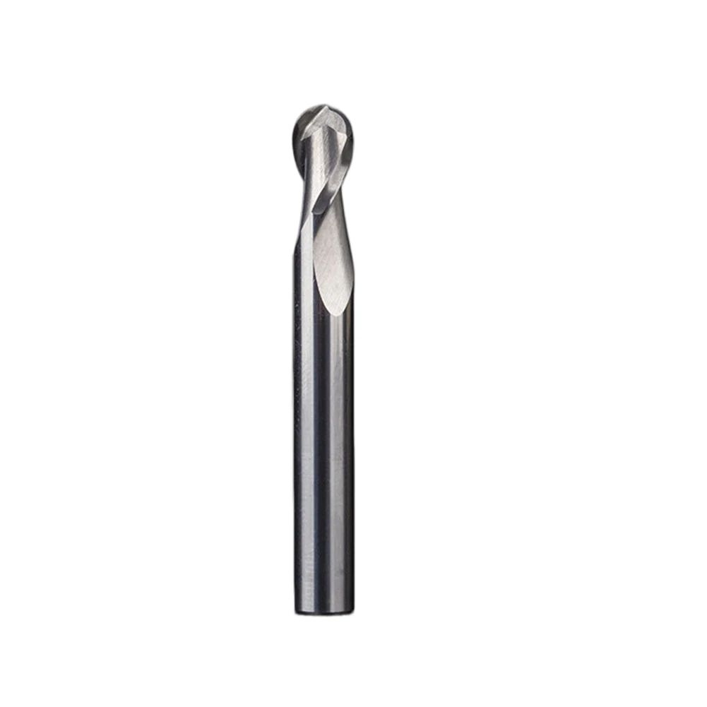 6mm Carbide Ball Nose End Mill Double Edged Spiral For CNC Wood Carving Deep Grooving Engraving Machine Tool Rotary Bit