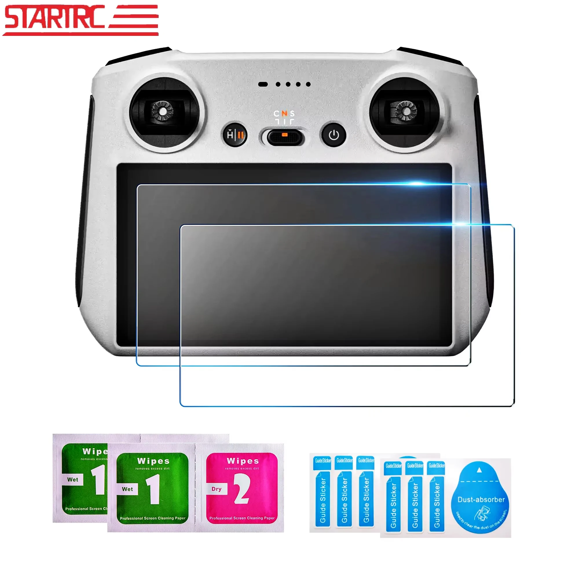 

STARTRC 9H Tempered Glass Screen Protector for DJI Mini 5 4 Pro /RC 2 Classic Remote Controller Anti-Scratch Anti-Fingerprint