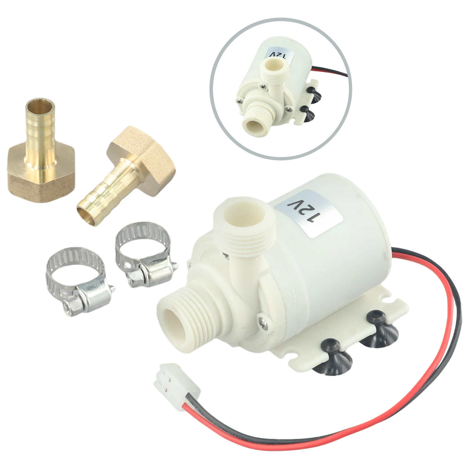 

New Practical Office Water Pump Versatile Compatibility Quiet Operation Water Circulation Stainless Steel Clamp