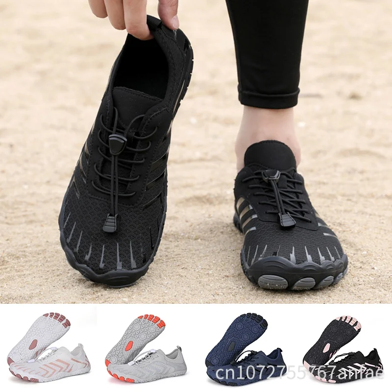 Aqua Shoes For Women Men Barefoot Water Shoes Anti-Slip Quick-Drying Outdoor Beach Upstream Wading Swimming Shoe Unisex Sneakers