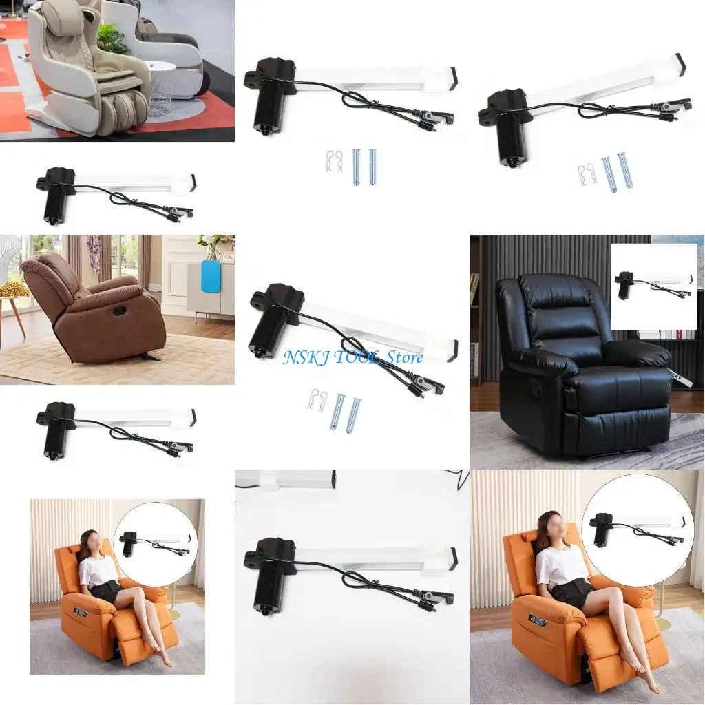 

L8RC Practical Safety Overloads Protective Linear Actuator 333mm Stroked 24V Motor for Adjustable Furniture Replacement