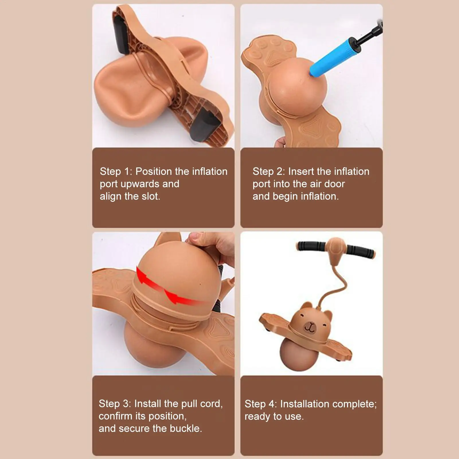 Hüpfbälle für Kinder, aufblasbares interaktives Balance-Spielzeug, Hochsprung-Spielzeug, Hüpfball für Jungen und Mädchen, Kindergarten, Grundschule