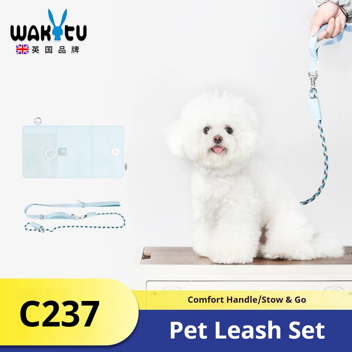 

Wakytu Medium Large Dog P Rope Walking Dog Rope Bold Anti-explosion Rush Training Pet Dog Leash P Rope Chain Harnesses Leads