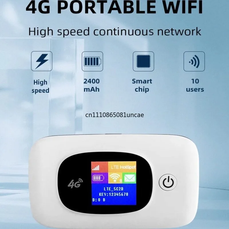 For F8C 4G LTE Portable Router Wireless Wifi Hotspot With Large Battery USB Modem Mobile Car Internet Access