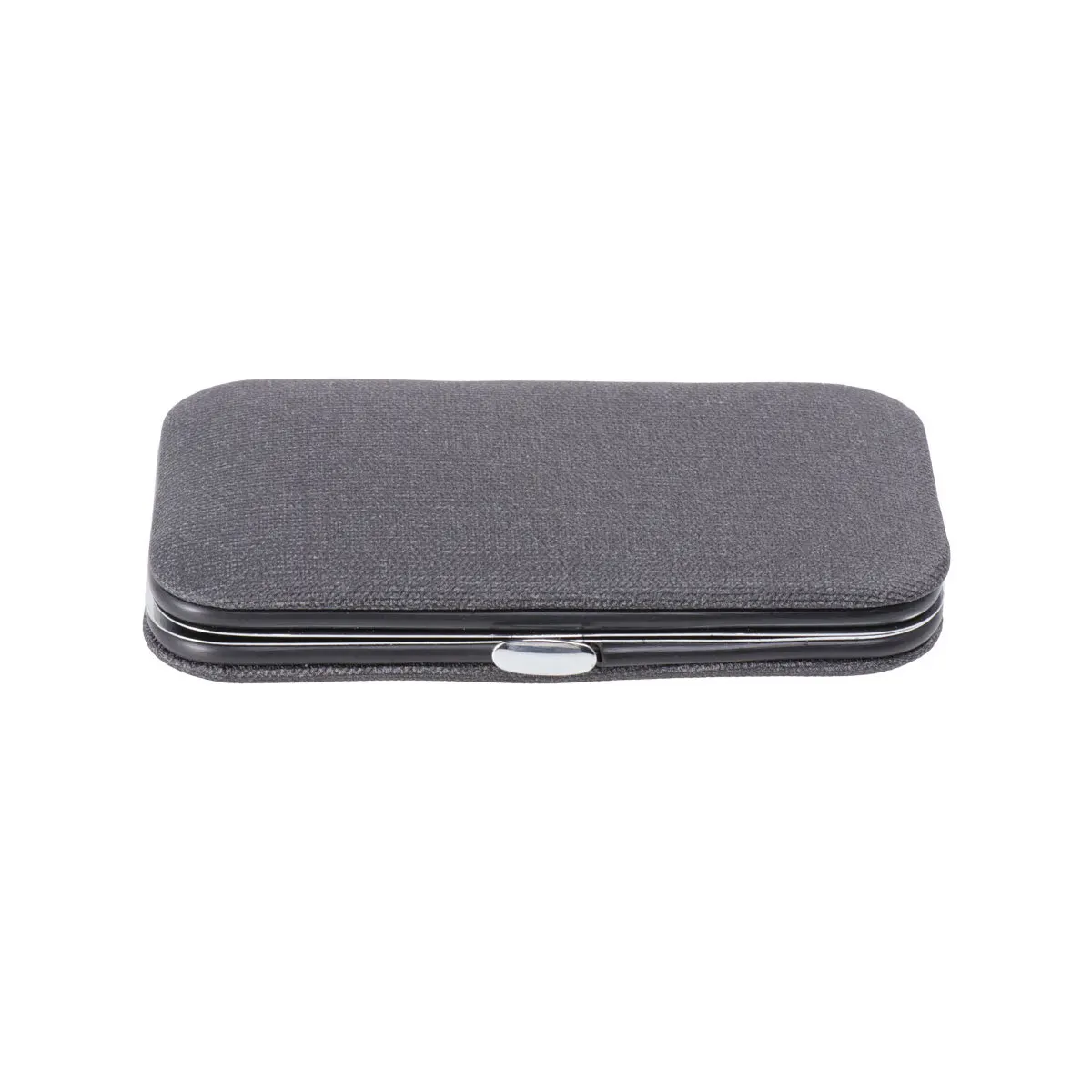 Ensemble de manucure en acier inoxydable, outils de coupe-ongles noirs pour pédicure, toilettage, nettoyage des oreilles, Kit de mise en forme des yeux et des sourcils, 8 pièces