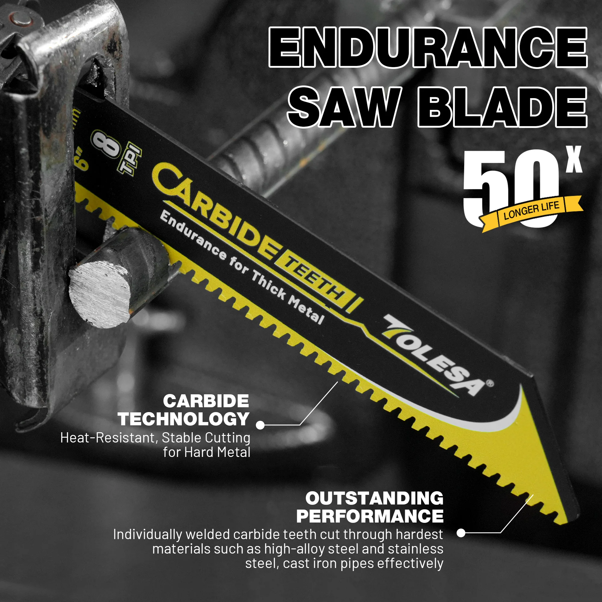 TOLESA 1 Stück Hartmetall-Säbe – Heavy Equipment Blade Bewertung und Preis
