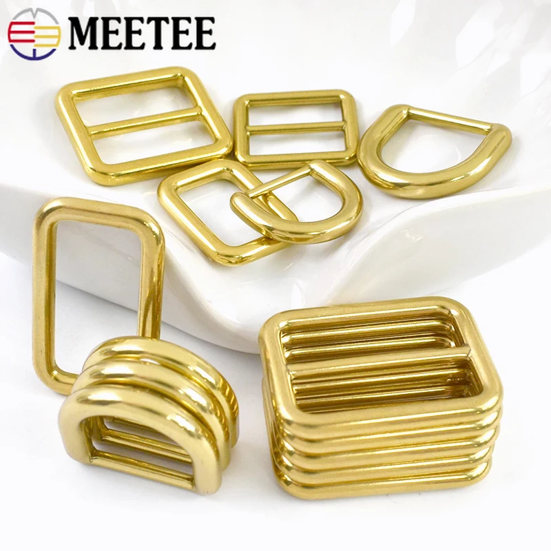 

2/5Pcs 15-38mm Metal D Ring Buckles Tri Glide Slider Clasp Belt Webbing Adjust Hook Bag Strap Connect Loops Hardware Accessories