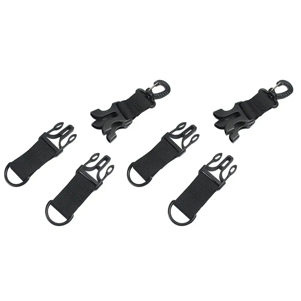 

2 pcs Plastic Carabiner Buckles for Camping Nylon Webbing Belt Clasp Outdoor Hiking Accessories Key Chains