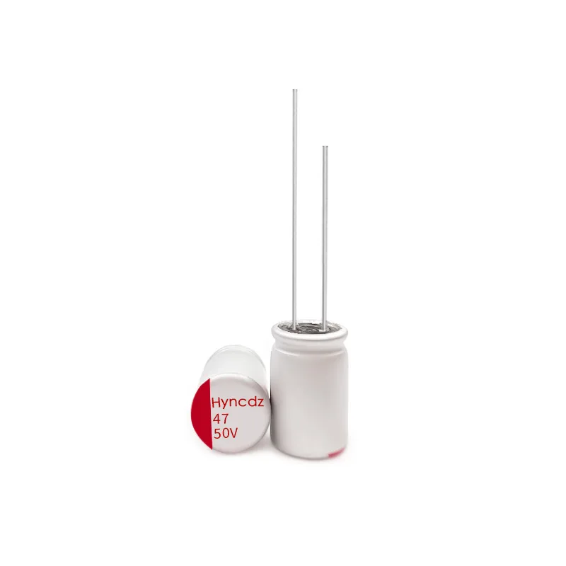 

100pcs 50V47uf solid state capacitor new original long life high temp radial lead 6x9mm low esr for power supply repair