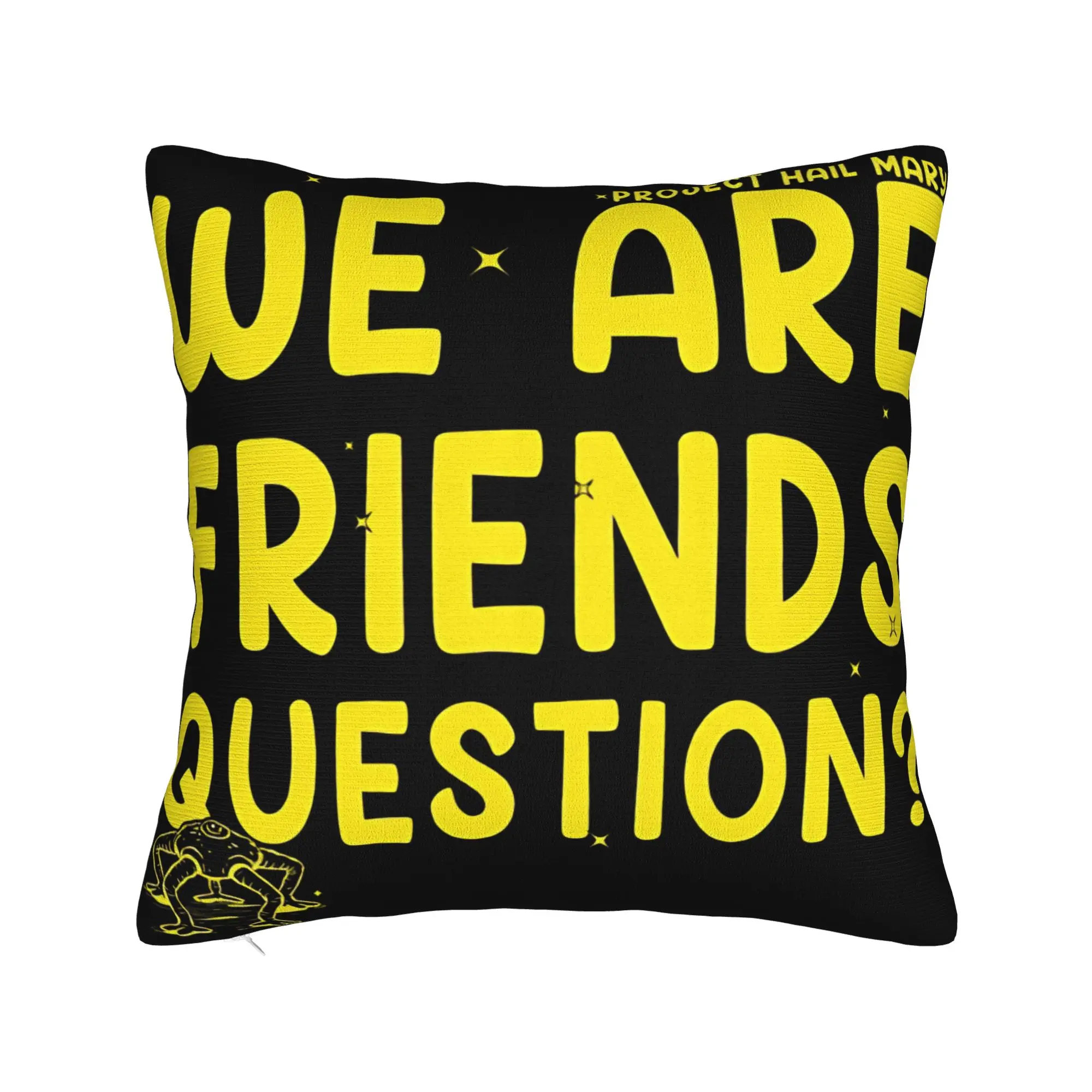 Pillow Cover Project Hail Mary Inspired Rocky WE ARE FRIENDS QUESTION  Vintage Pillow Case For Living Room Sofa Pillowcases