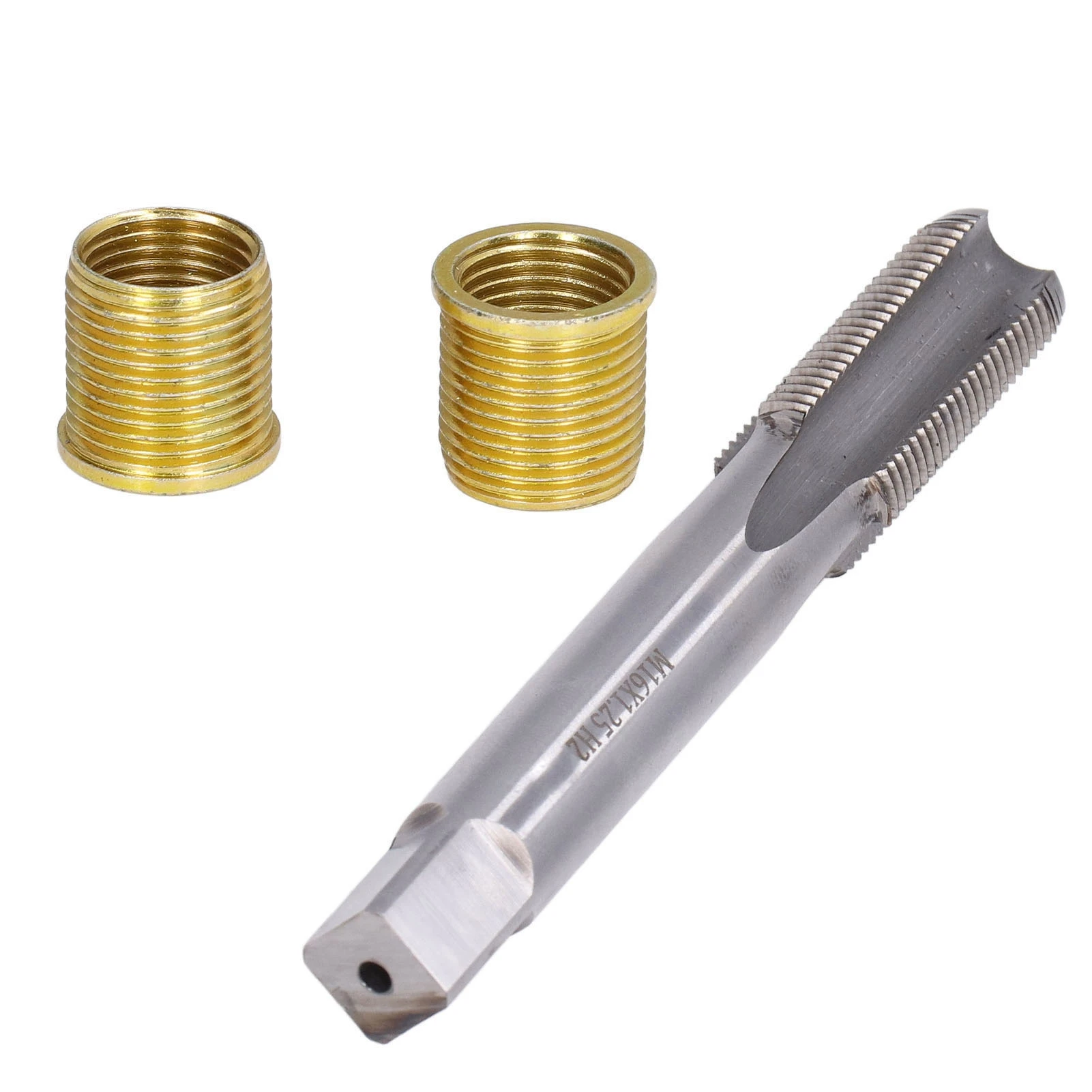 

Spark Plug Rethreader Kit M14x1.25 Inserts And M16x1.25 Tap Kit Spark Plug Tap Thread Repair Tools