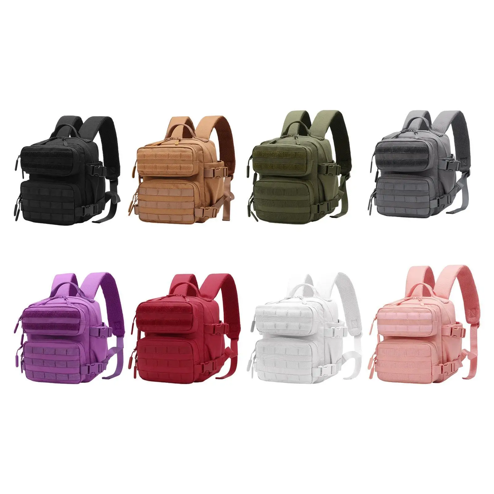 Camping Backpack for Women Men Adjustable Shoulder Strap 9L Gym Backpack Outdoor Daypack for Travel Hiking Trekking Gym Sports