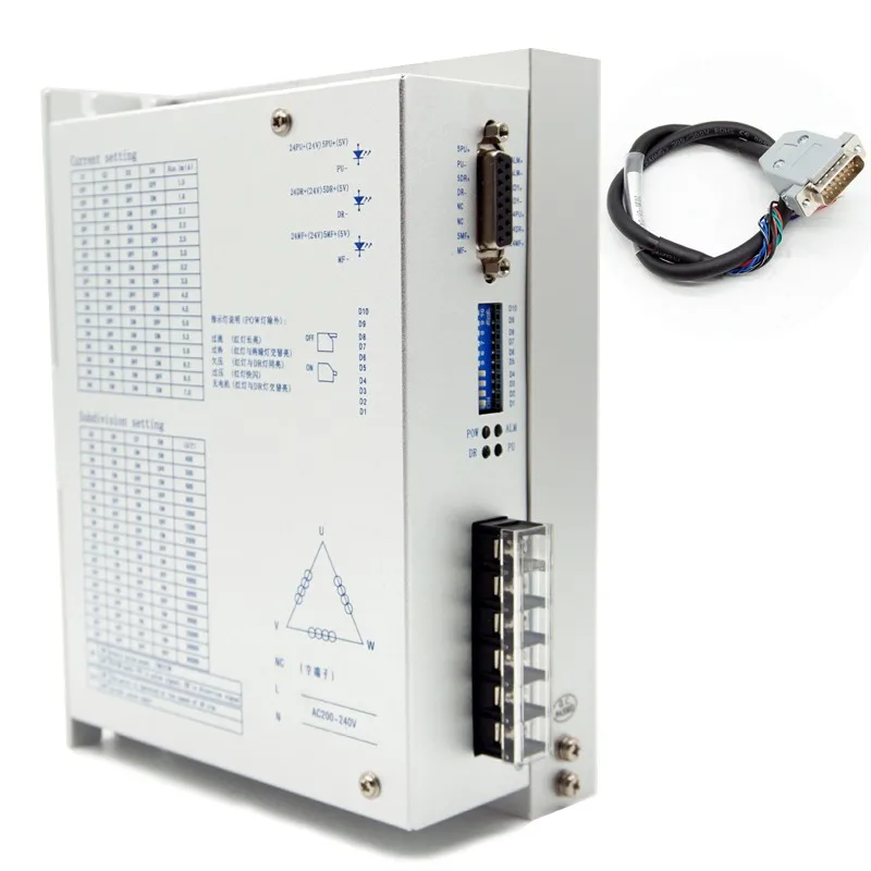 High Quality R.K ZD-3HE2270D 110mm Three-Phase Motor Driver 20NM Set Stepping Motor Controller 1500W IP20 220VAC 7A 200kHz