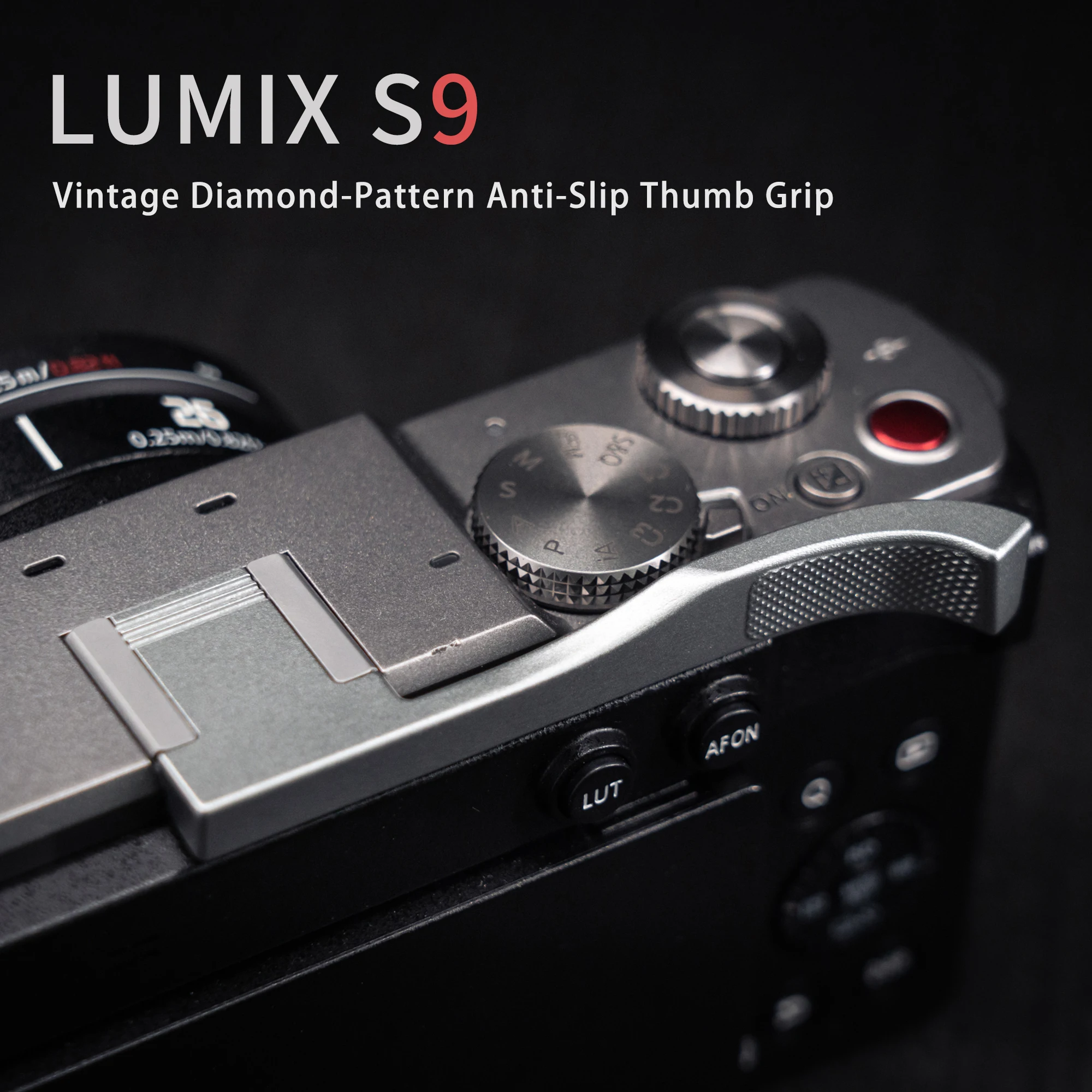 

Алюминиевая металлическая рукоятка-держатель (Hot Shoe Thumb-Up Grip) для камеры Panasonic LUMIX S9, эргономичный дизайн