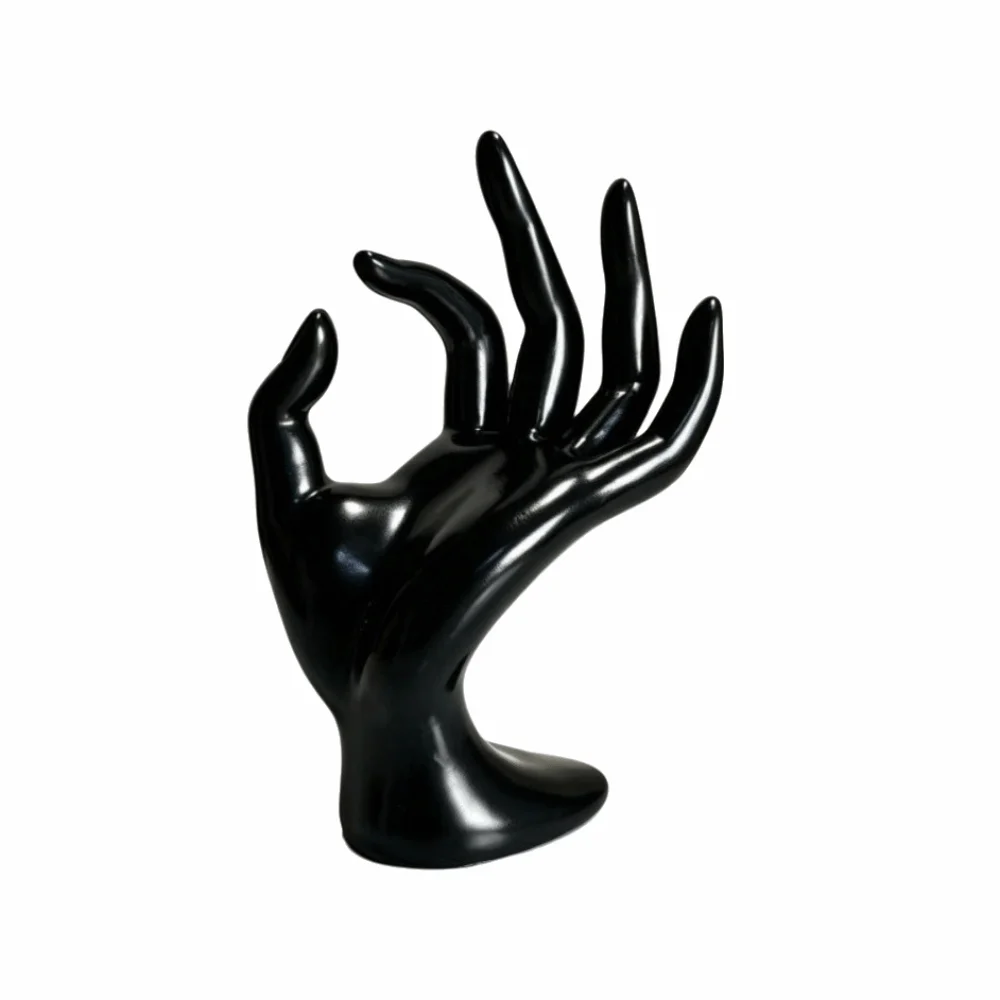 3D Printed Jewelry Display Hand Model Elegant Sturdy Bracelet Holder Realistic Durable Ring Organizer Watch Display