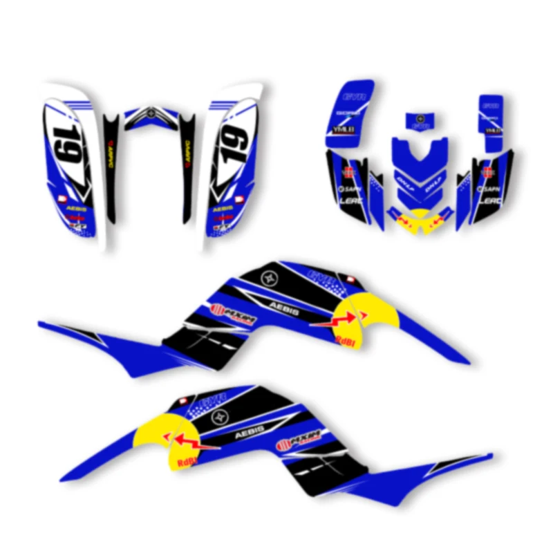 

DSMTECH Motorcycle Graphics Decals Stickers Kits For YAMAHA RAPTOR 660-RAPTOR 660 002