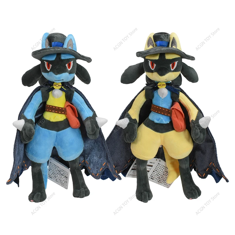 11 Styles Pokemon Plush Riolu Mega Lucario Shiny Lucario Stuffed Doll Toy Cute Peluche Toy Christmas Halloween Gifts