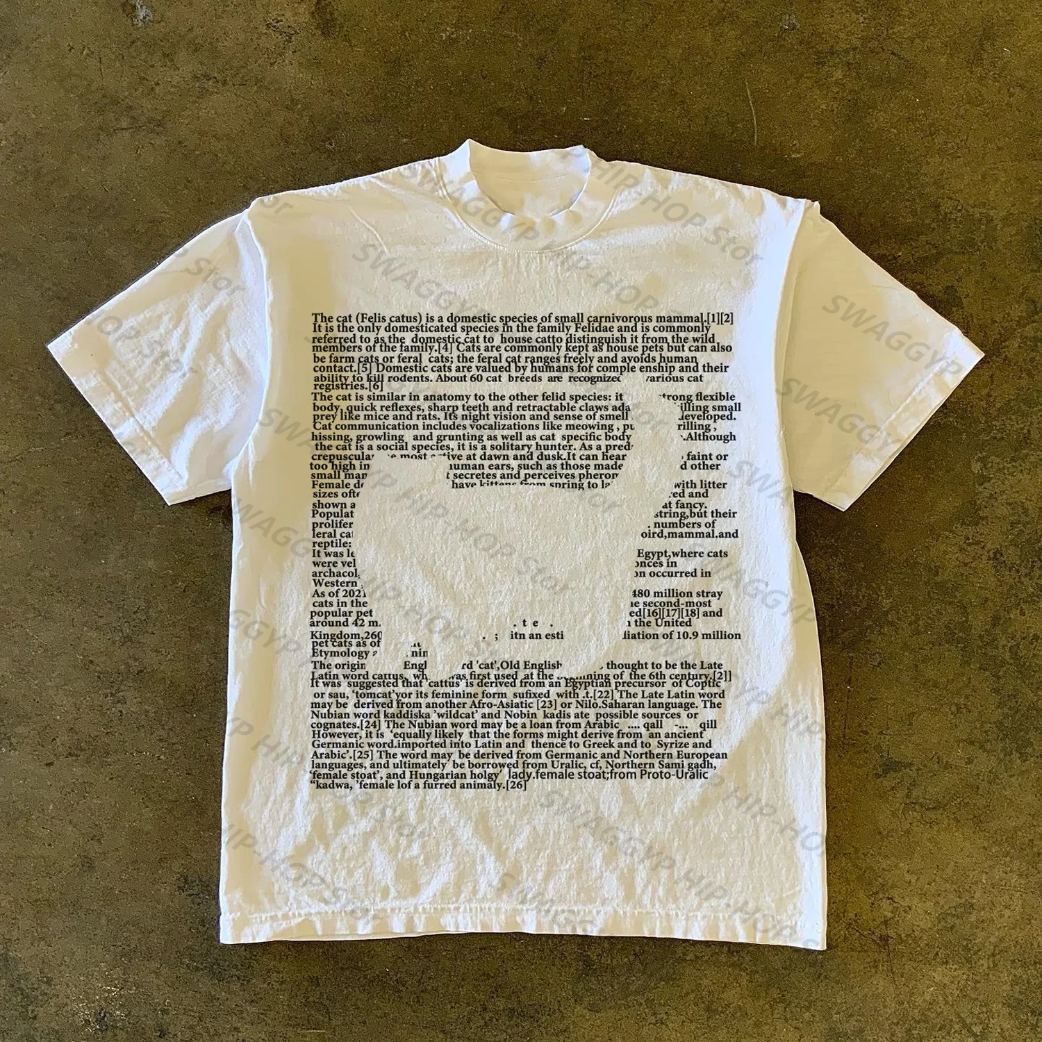 

[XNF Official Store]260 Grams Of Heavy Cotton!Cat's Analysis Of The Little Couple With Men's And Women's Short-Sleeved T-shirt