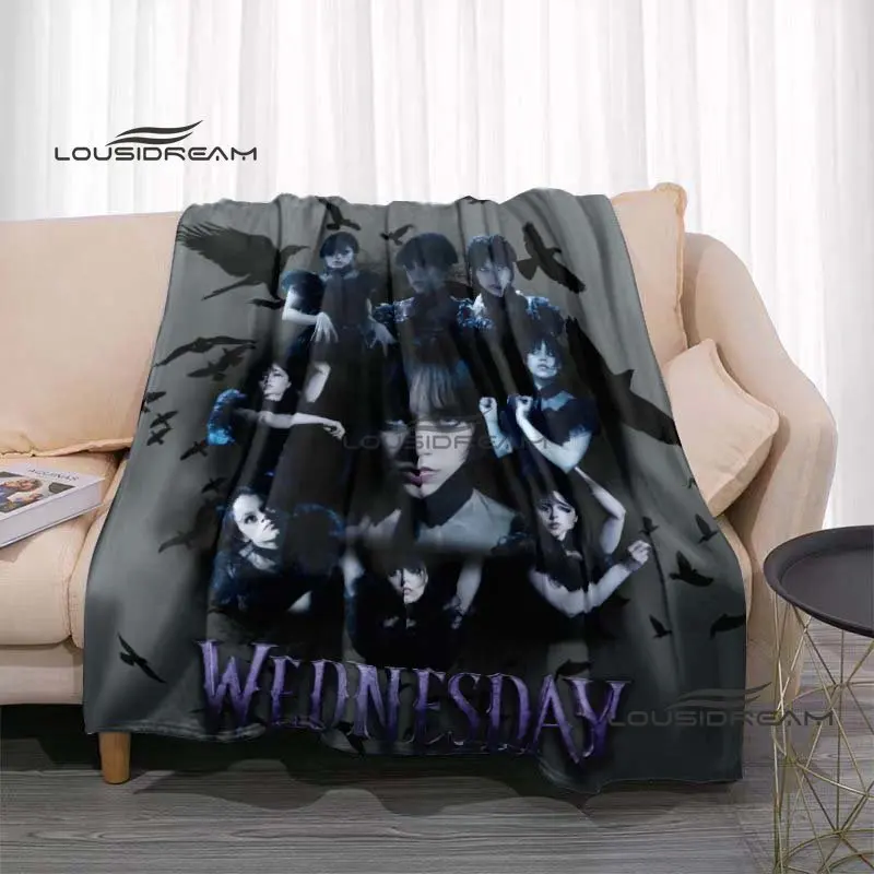 Wednesday Addams Throws Blanket Wednesday Enid Sinclair Sofa Blanket  Adults and Children Bedroom Living Room Decoration Blanket