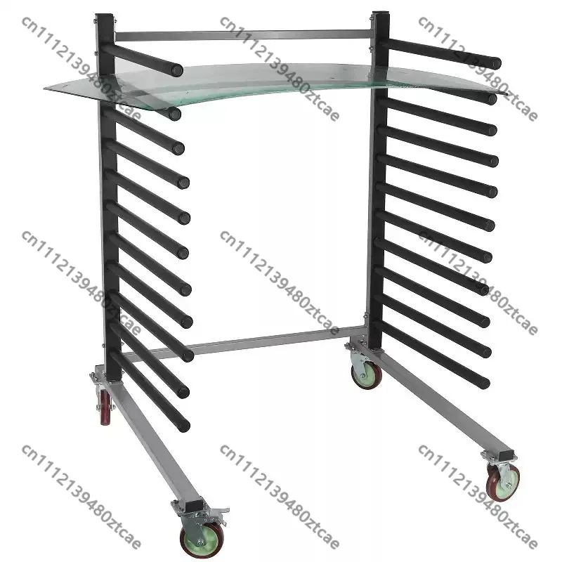 Dual-Use Mobile & Wall Mount Glass Holder, Sturdy Windshield Storage Bracket For Auto Repair Workshop
